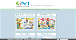 Desktop Screenshot of kim-verlag.de